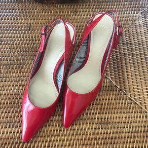 ZARA Red Patent Slings